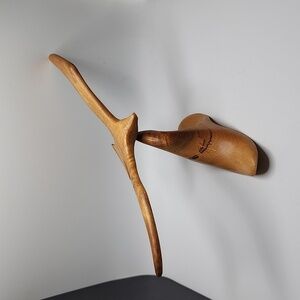 Oregon Myrtlewood Seagull Carving Mid Century Modern